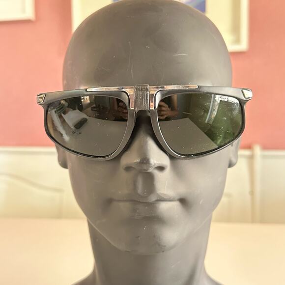 Vintage CEBE France sunglasses Depose Square frame black READ - Picture 6 of 12